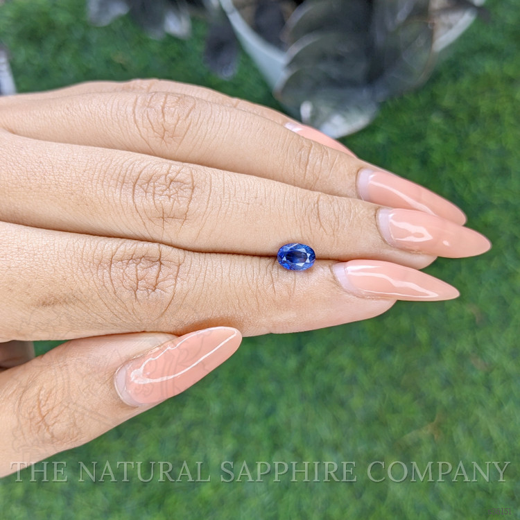 0.98 Ct. Blue Sapphire from Ceylon (Sri Lanka)
