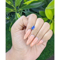 1.12 Ct. Blue Sapphire from Ceylon (Sri Lanka) Life Style