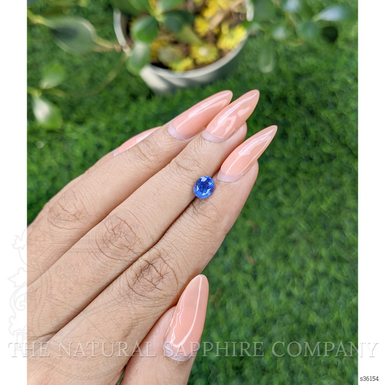 1.05 Ct. Blue Sapphire from Ceylon (Sri Lanka)