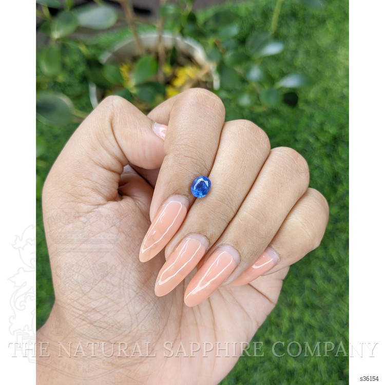 1.05 Ct. Blue Sapphire from Ceylon (Sri Lanka)