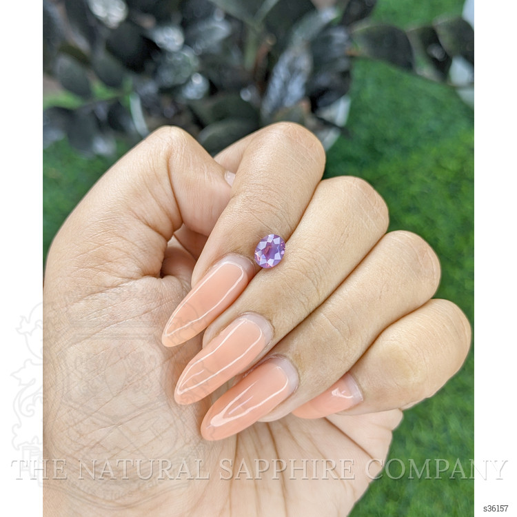 1.12 Ct. Pinkish Purple Sapphire from Ceylon (Sri Lanka)