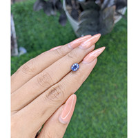 1.19 Ct. Blue Sapphire from Ceylon (Sri Lanka) Life Style