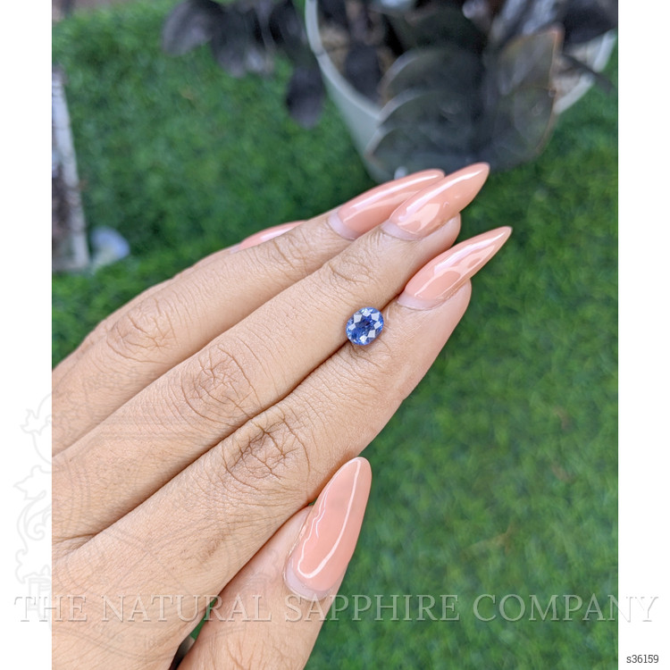 1.19 Ct. Blue Sapphire from Ceylon (Sri Lanka)
