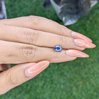 1.19 Ct. Blue Sapphire from Ceylon (Sri Lanka) Life Style