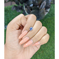 1.19 Ct. Blue Sapphire from Ceylon (Sri Lanka) Life Style