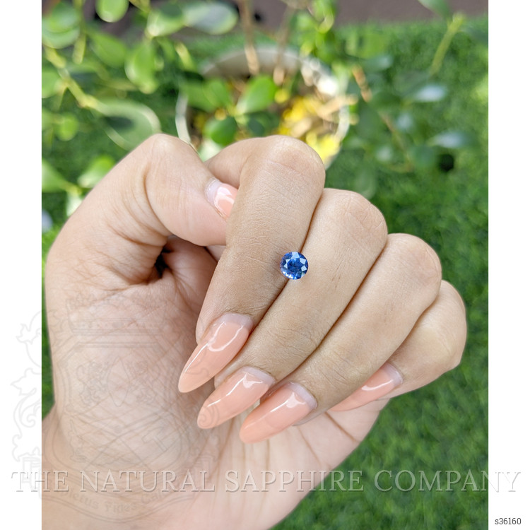 1.05 Ct. Blue Sapphire from Ceylon (Sri Lanka)