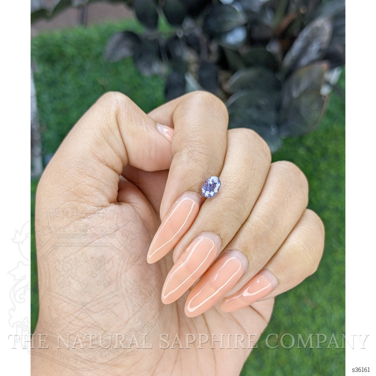 0.98 Ct. Purple Sapphire from Ceylon (Sri Lanka)