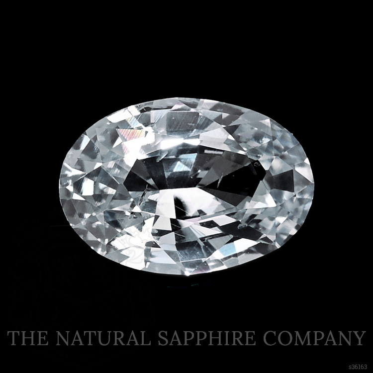 1.14 Ct. White Sapphire from Ceylon (Sri Lanka)