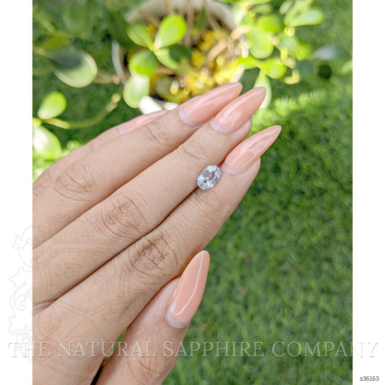 1.14 Ct. White Sapphire from Ceylon (Sri Lanka)