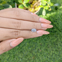 1.14 Ct. White Sapphire from Ceylon (Sri Lanka) Life Style