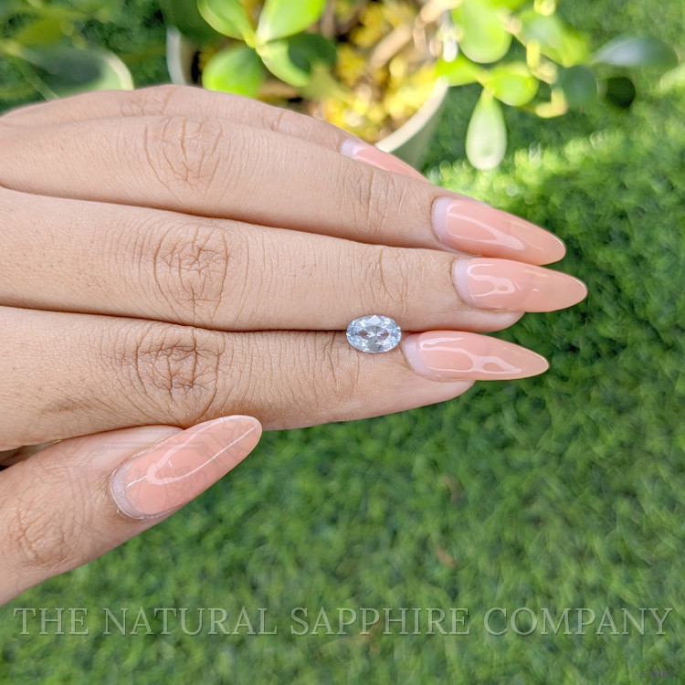 1.14 Ct. White Sapphire from Ceylon (Sri Lanka)