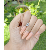 1.14 Ct. White Sapphire from Ceylon (Sri Lanka) Life Style