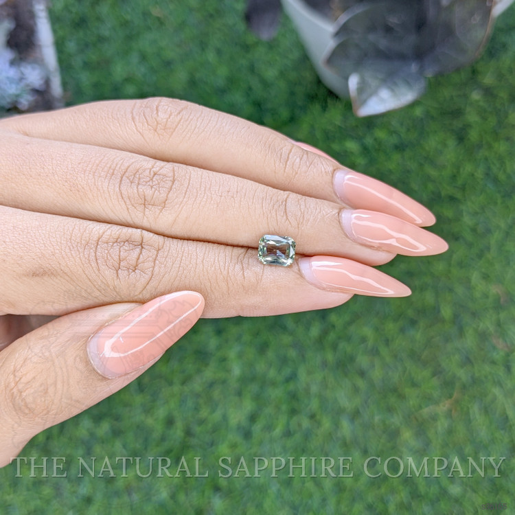 1.32 Ct. Green Sapphire from Ceylon (Sri Lanka)