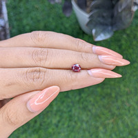 1.04 Ct. Purplish Pink Sapphire from Ceylon (Sri Lanka) Life Style