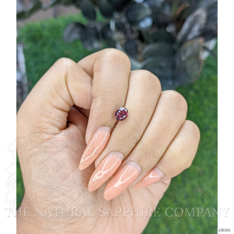 1.04 Ct. Purplish Pink Sapphire from Ceylon (Sri Lanka)