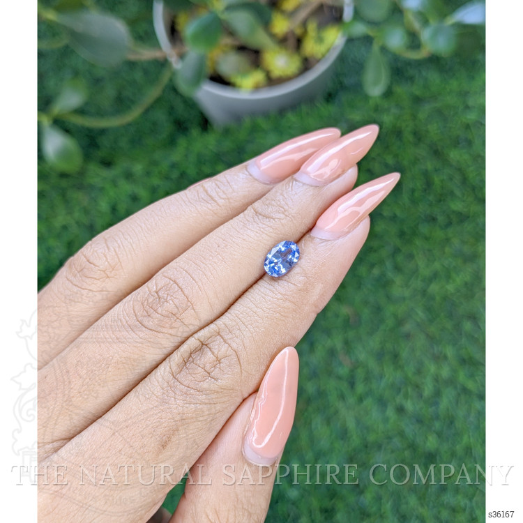 1.18 Ct. Blue Sapphire from Ceylon (Sri Lanka)
