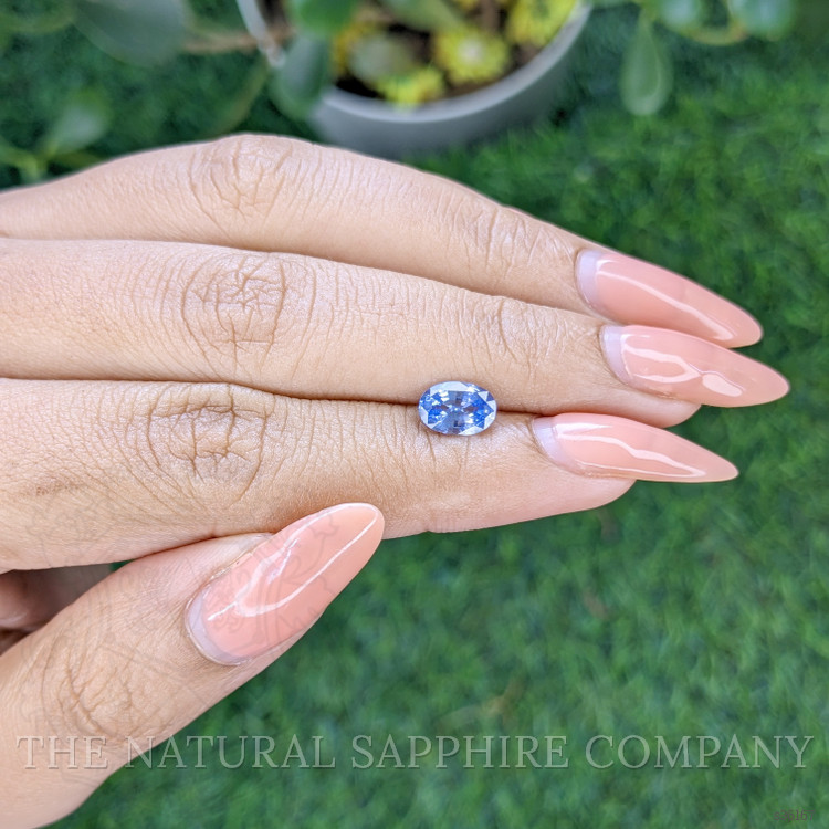 1.18 Ct. Blue Sapphire from Ceylon (Sri Lanka)