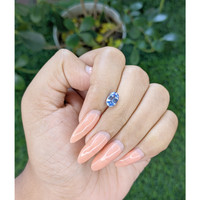 1.18 Ct. Blue Sapphire from Ceylon (Sri Lanka) Life Style