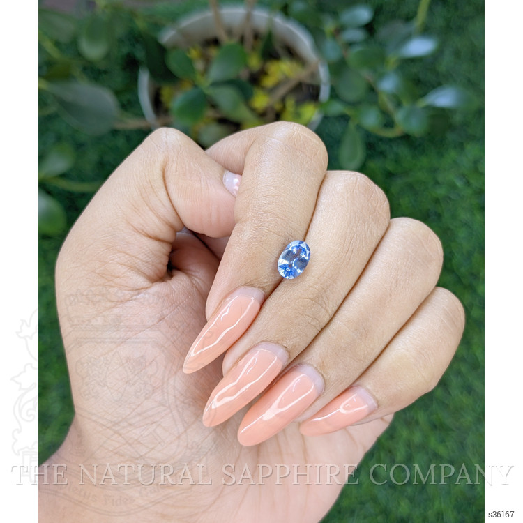 1.18 Ct. Blue Sapphire from Ceylon (Sri Lanka)