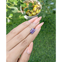 3.10 Ct. Bluish Purple Sapphire from Ceylon (Sri Lanka) Life Style