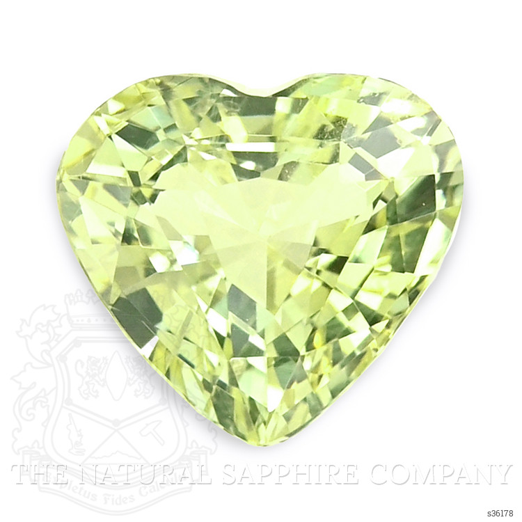 1.05 Ct. Yellowish Green Sapphire from Ceylon (Sri Lanka)