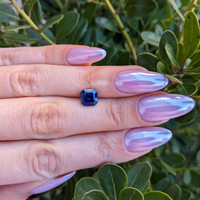 2.21 Ct. Blue Sapphire from Burma (Myanmar) Life Style