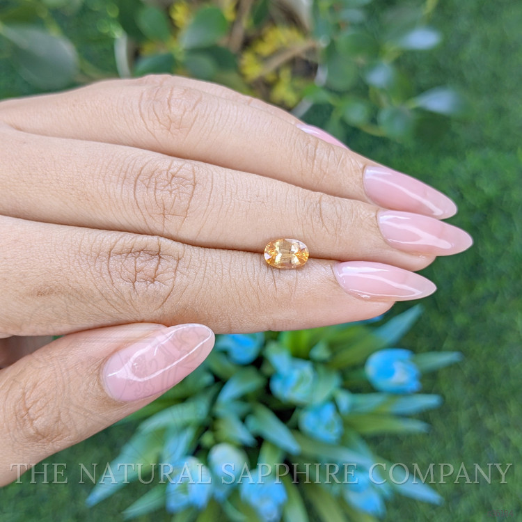 1.18 Ct. Peach Sapphire from Ceylon (Sri Lanka)