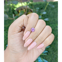1.24 Ct. Purple Sapphire from Madagascar Life Style