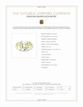 0.24 Ct. Yellow Sapphire from Montana Scan Report