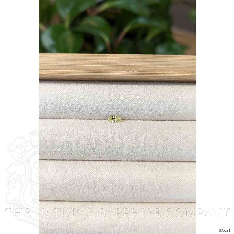 0.24 Ct. Yellow Sapphire from Montana