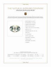 0.27 Ct. Yellowish Green Sapphire from Montana Scan Report