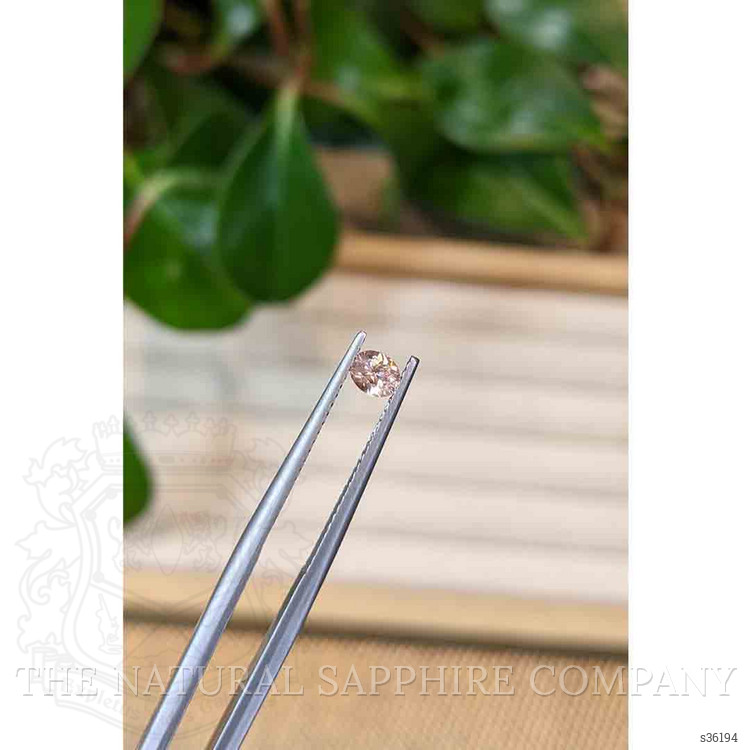 0.27 Ct. Peach Sapphire from Montana