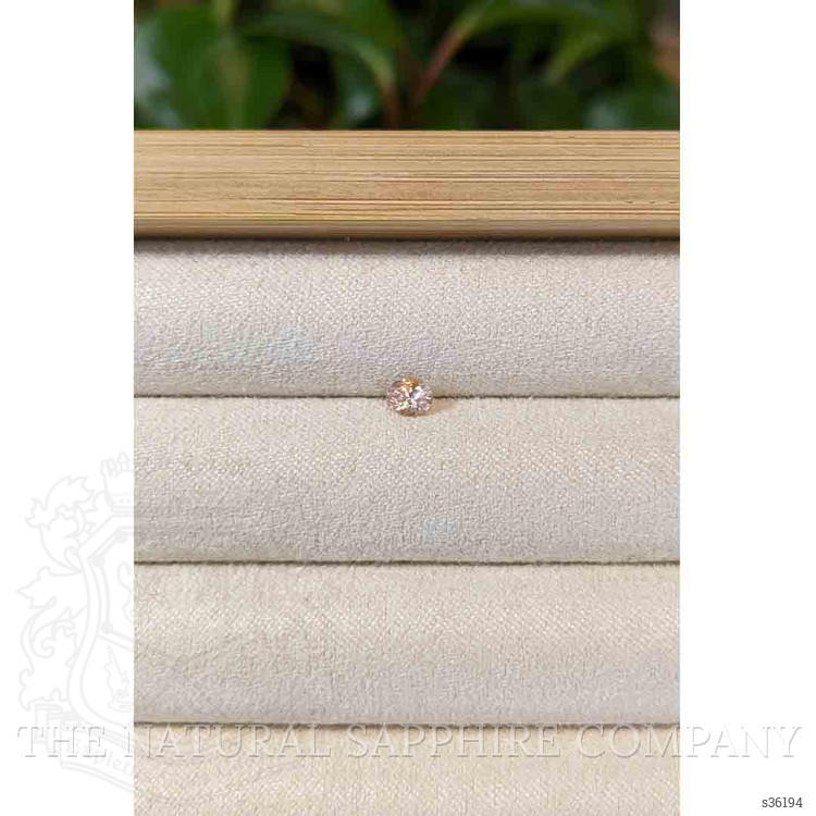 0.27 Ct. Peach Sapphire from Montana