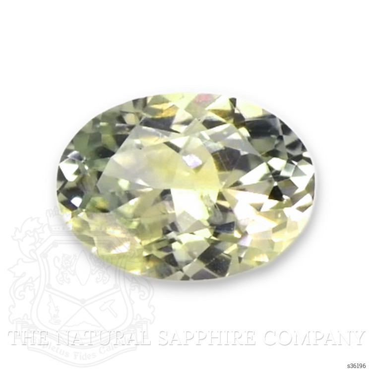 0.31 Ct. Yellowish Green Sapphire from Montana