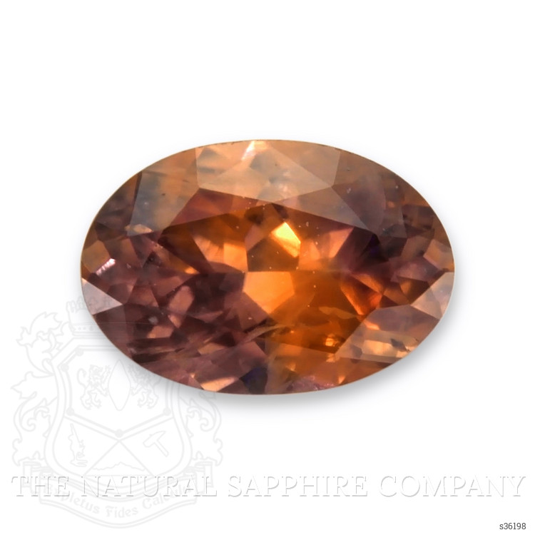 0.34 Ct. Reddish Orange Sapphire from Montana
