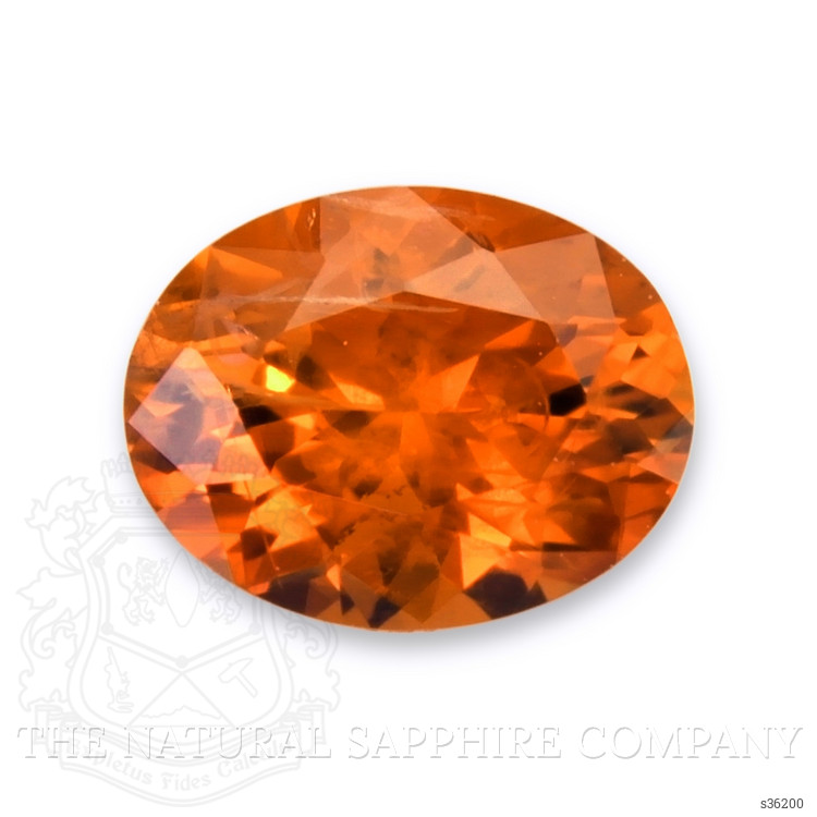 0.39 Ct. Orange Sapphire from Montana