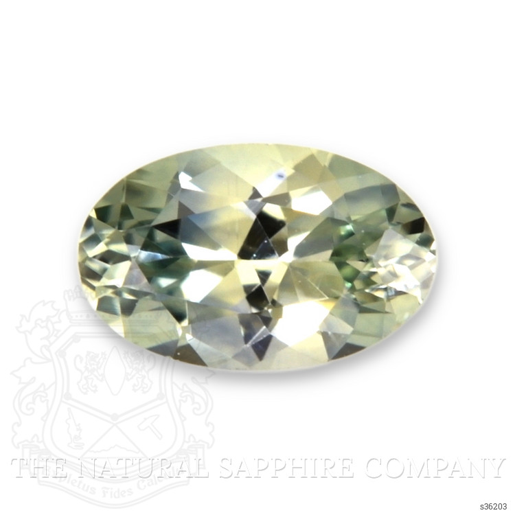 0.39 Ct. Yellowish Green Sapphire from Montana