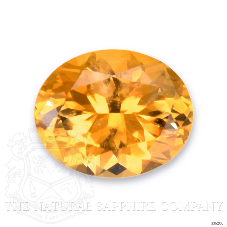 0.42 Ct. Orange Sapphire from Montana