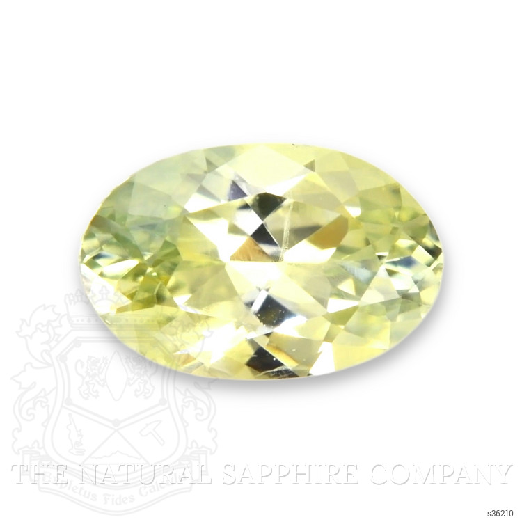 0.44 Ct. Greenish Yellow Sapphire from Montana