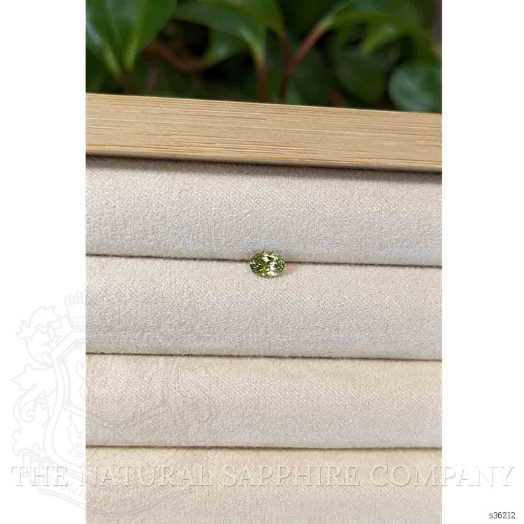 0.44 Ct. Green Sapphire from Montana