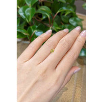 0.48 Ct. Yellow Sapphire from Montana Life Style