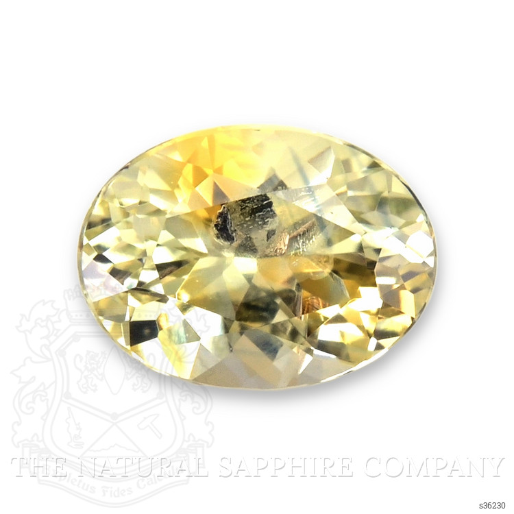 0.53 Ct. Greenish Yellow Sapphire from Montana