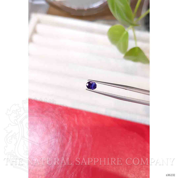 0.54 Ct. Purple Sapphire from Montana