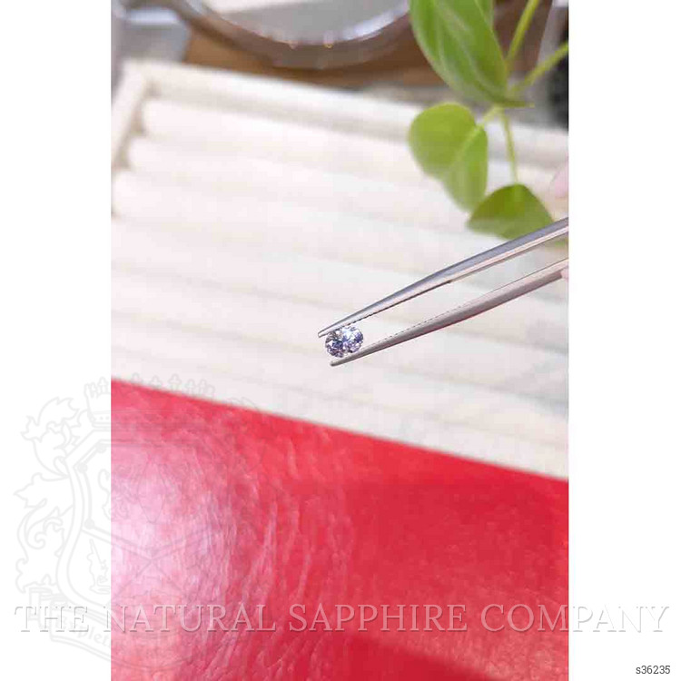 0.55 Ct. Greyish Blue Sapphire from Montana