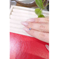 0.55 Ct. Greyish Blue Sapphire from Montana Life Style