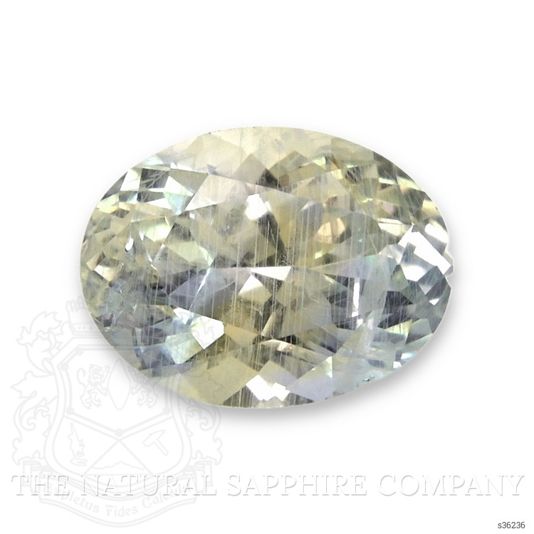 0.55 Ct. Greenish Yellow Sapphire from Montana