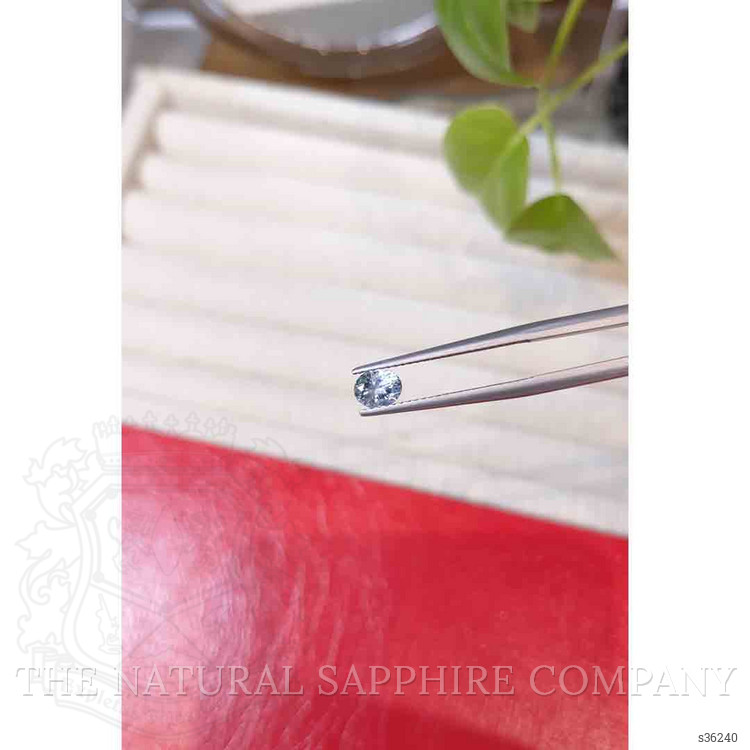0.58 Ct. Blue Sapphire from Montana