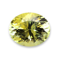 0.58 Ct. Greenish Yellow Sapphire from Montana Video