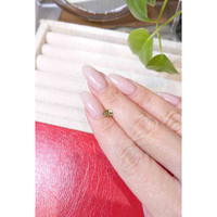 0.59 Ct. Greenish Yellow Sapphire from Montana Life Style