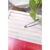 0.23 Ct. Yellowish Green Sapphire from Montana Life Style